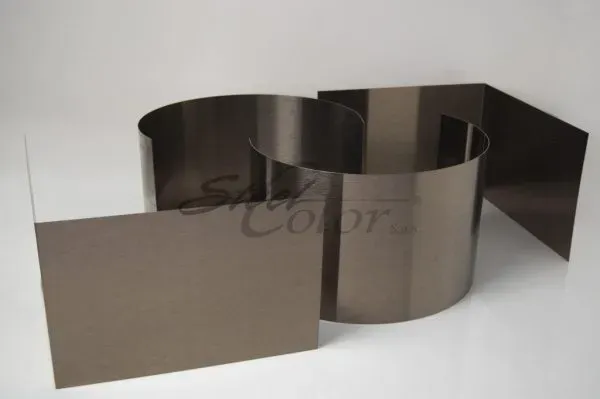 Steel Color Bronzo Satinato lamiera colorata satinata