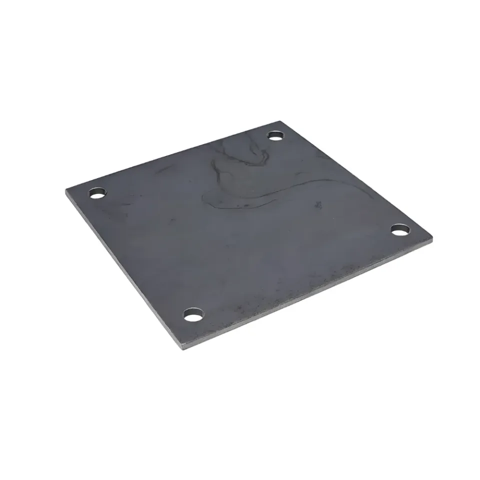 Variax Piastra Forata Ferro Grezzo 120x120mm 4 Fori