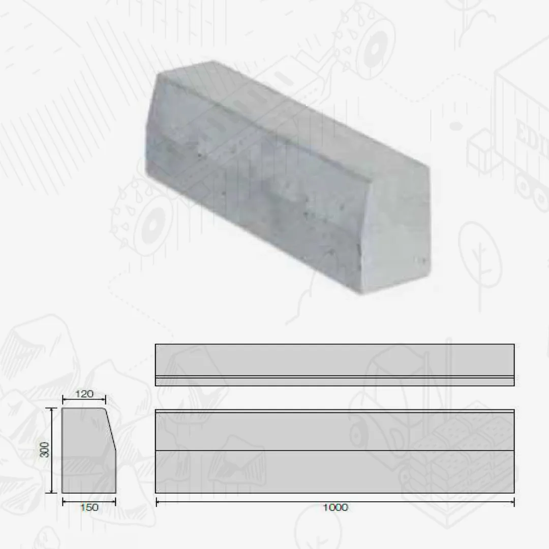 Edilbloc Cordolo Lineare in getto cemento