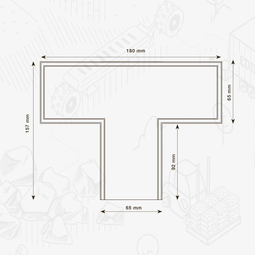Edilbloc T S.D. canalina design moderna