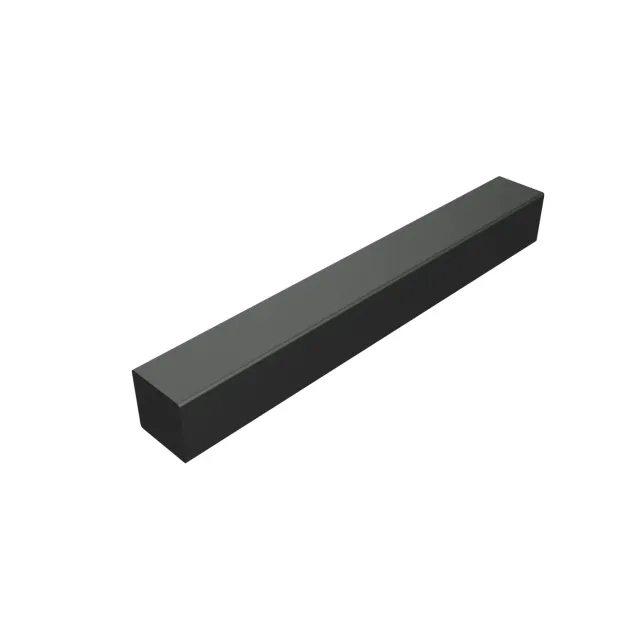 Variax profilato quadro ferro grezzo su misura pieno S235