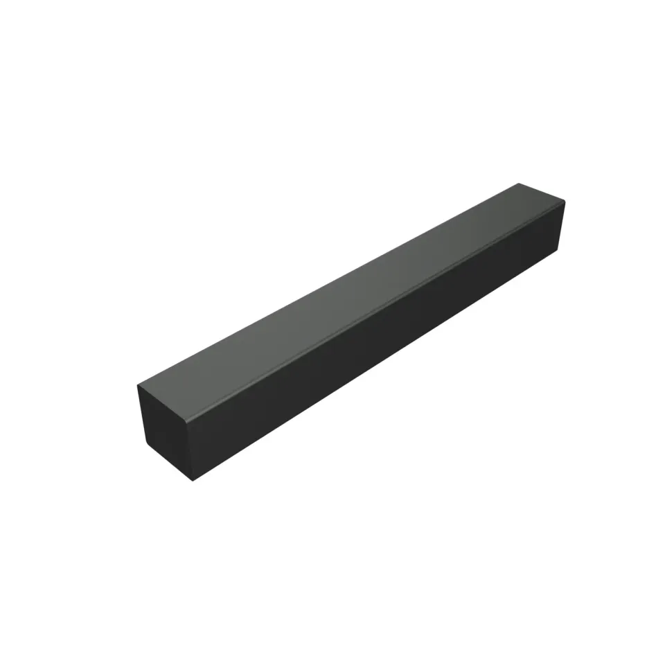 Variax profilato quadro ferro grezzo su misura pieno S235