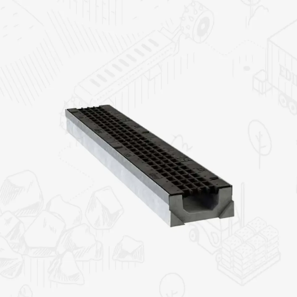 Edilbloc Sky 100 ribassato canale drenaggio cls