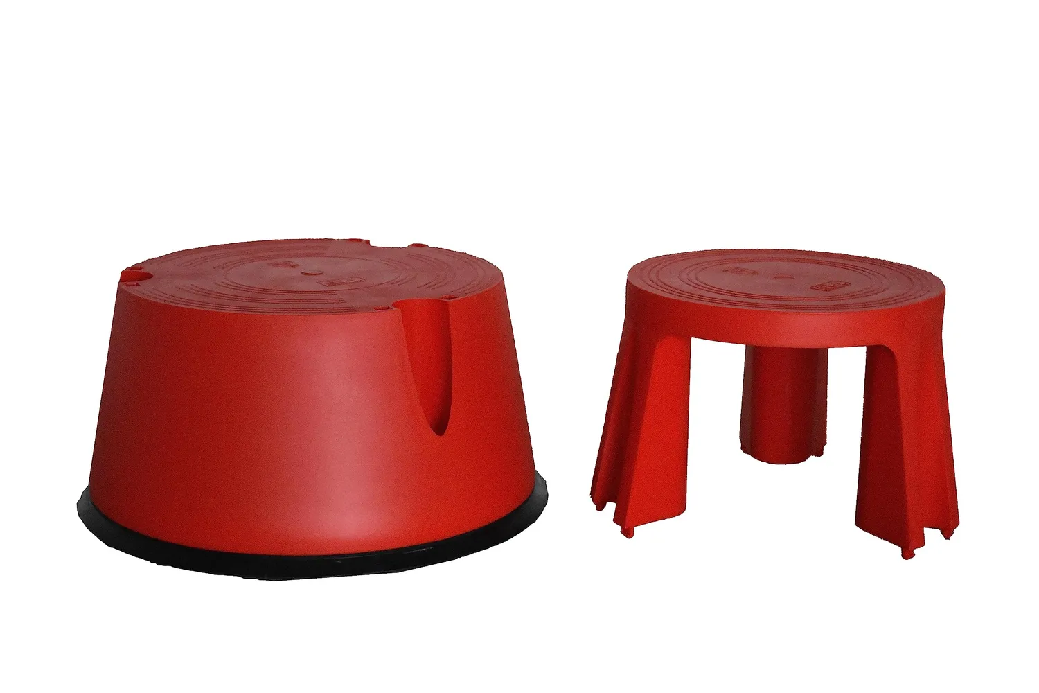 Gierre Rollingstep sgabello tondo con rotelle