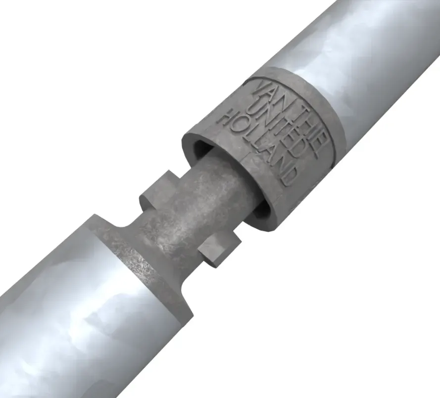 Thiel Tube-Lock tubo ponteggio con giunto integrato ghisa