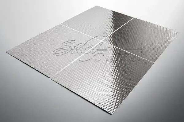 Steel Color 5WL Lucido lamiera inox rigidizzata 5WL