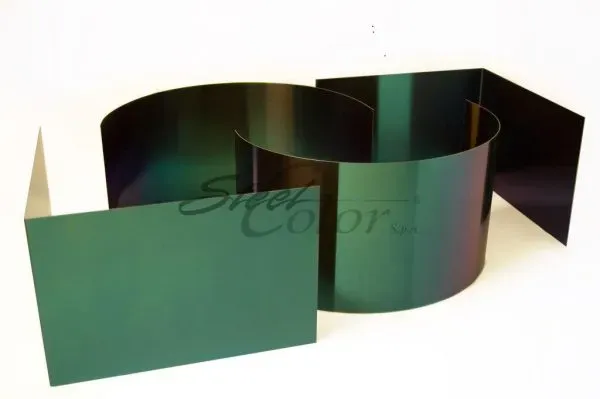 Steel Color INCO Verde SB lamiera inox spazzolata