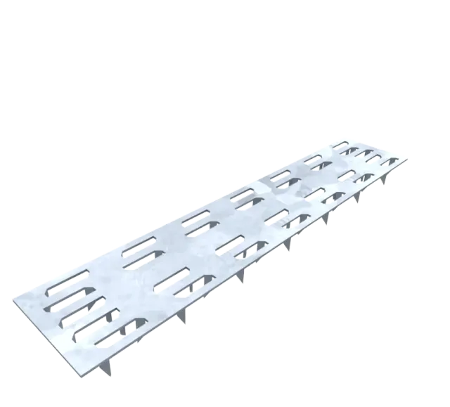 Thiel Board piastra chiodata per tavole ponteggio zincata