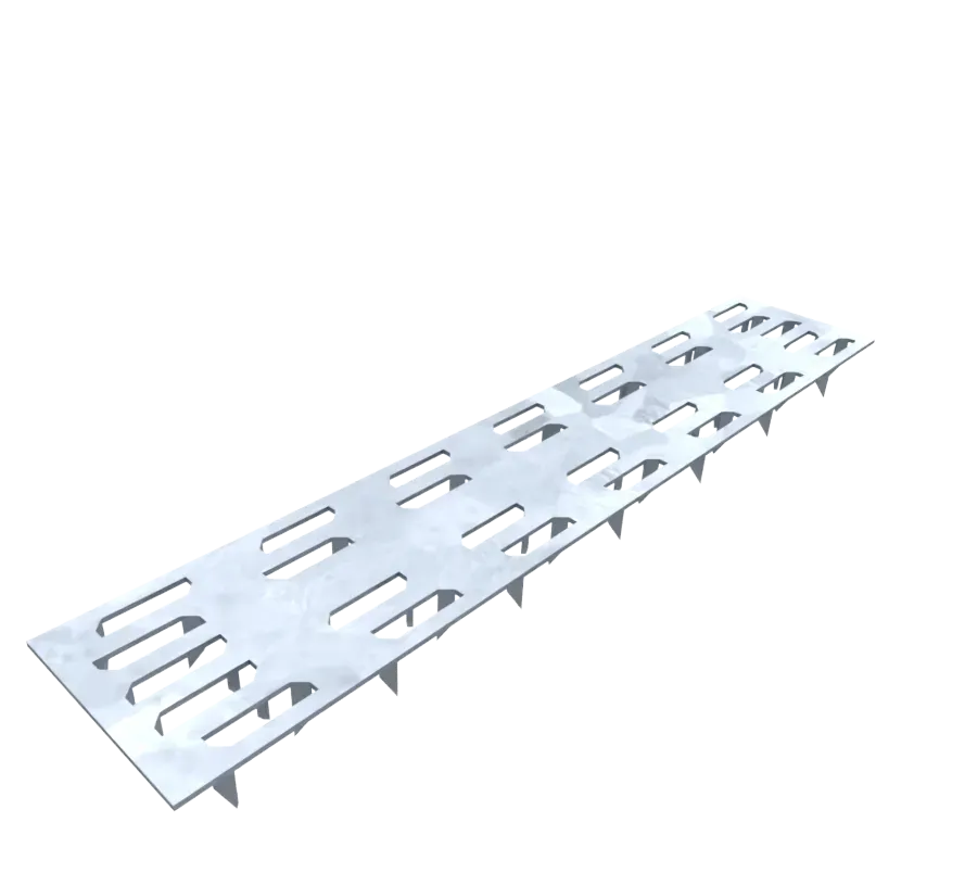 Thiel Board piastra chiodata per tavole ponteggio zincata