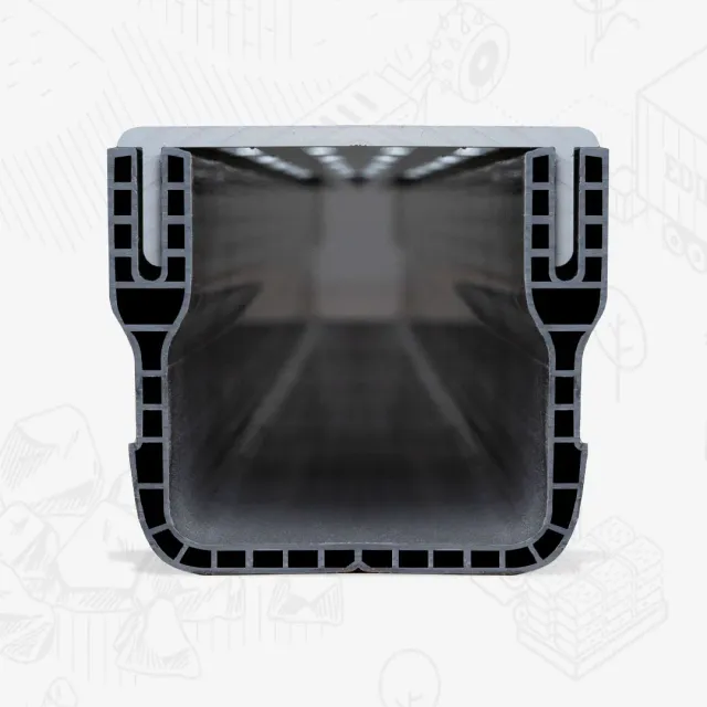Edilbloc Star Drain Mini canalina drenante plastica