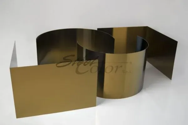 Steel Color Oro SB lamiera colorata oro