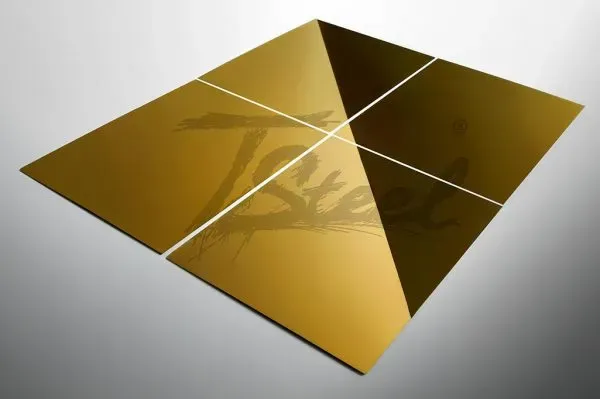 Steel Color TSteel Oro SM lamiera inox oro