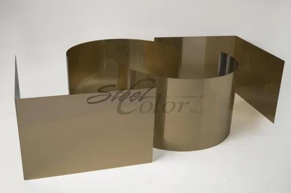 Steel Color SC 422 Gold lamiera incisa color oro