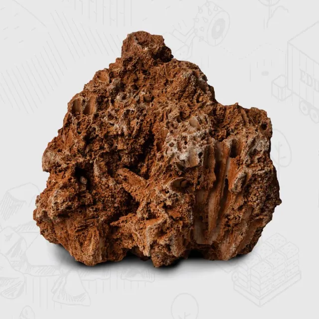 Edilbloc Pipeline rocce decorative rosse da esterno