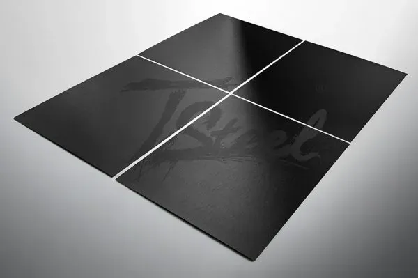 Steel Color TSteel Nero Satinato lamiera inox nero
